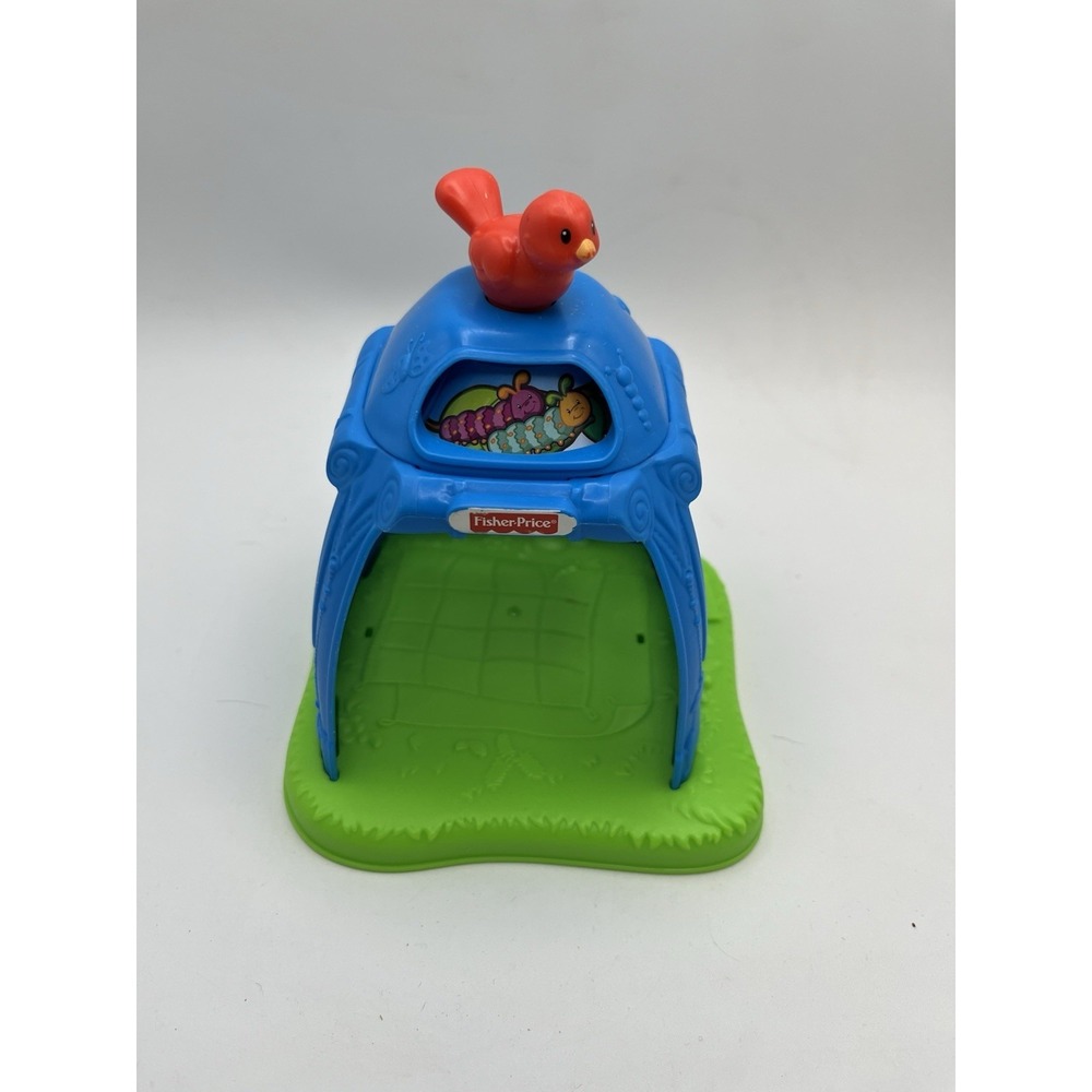 Fisher Price Little People Going Blue Camping Tent‎ Bird Turns Picture 2015